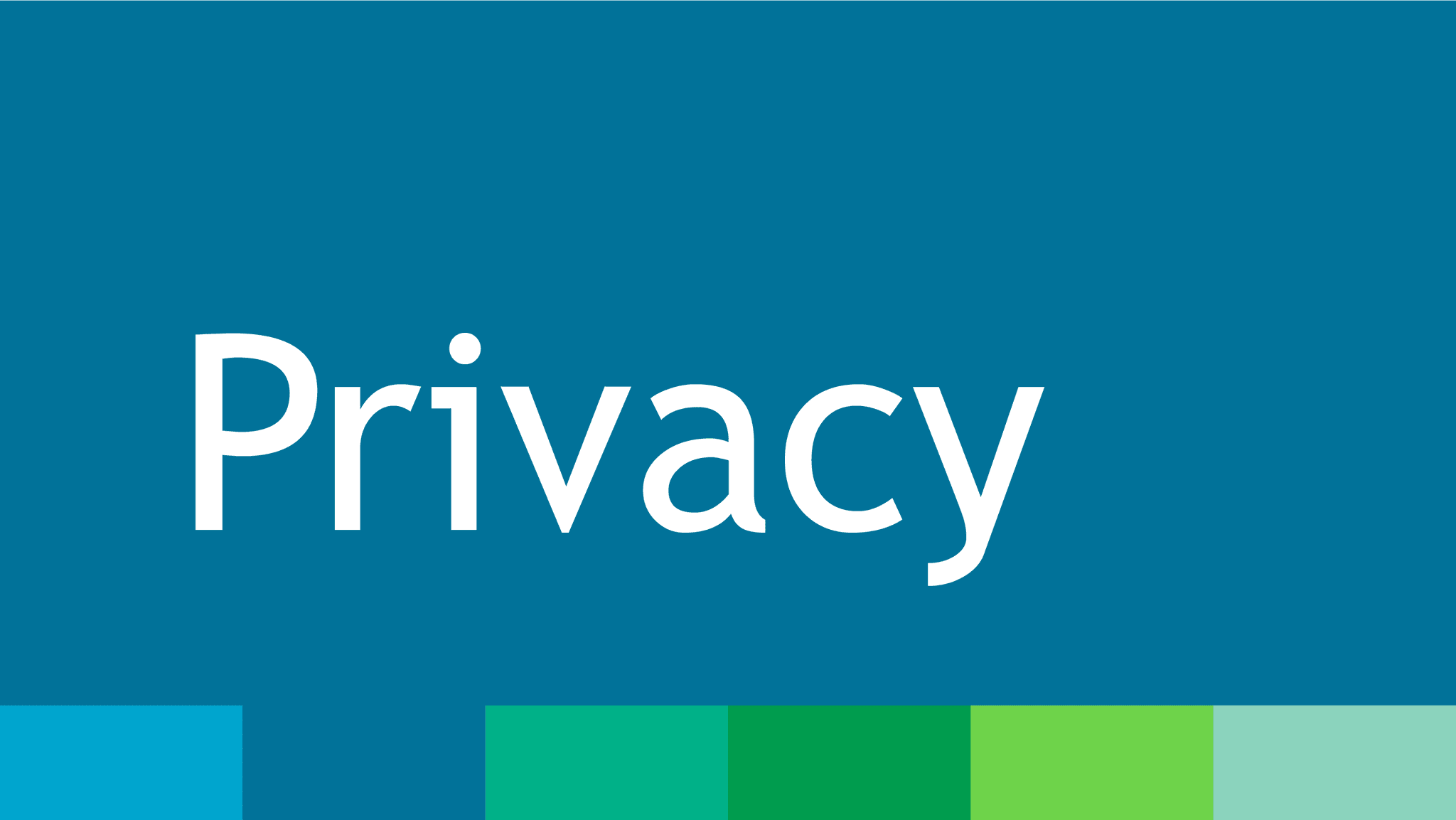 Privacy Management Program